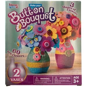 JOYIN DIY Flower Kits - Make Your Own Flower Bouquet with Button and Felt